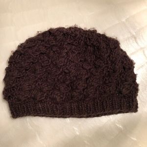 Brown beanie- perfect for the cold weather!